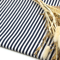 100% Baumwollstoff Meterware Popeline Streifen 5mm breit Dunkelblau, ab 0,5 Meter 100% Baumwollstoff Meterware Popeline Streifen 5mm breit Dunkelblau, ab 0,5 Meter