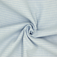 100% Baumwollstoff Meterware Webware Vichy Karo klein 2mm Hellblau, ab 0,5 Meter 100% Baumwollstoff Meterware Webware Vichy Karo klein 2mm Hellblau, ab 0,5 Meter