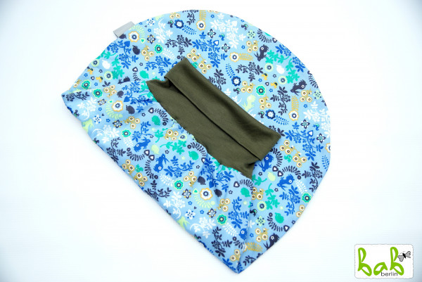 Strampelsack mit Blumen Hasen Baby 0-6 Monate Pucksack Schlafsack gefüttert oder ungefüttert