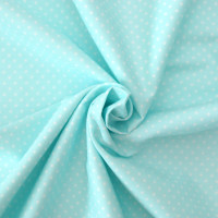 100% Baumwollstoff Meterware Popeline Punkte 2mm Mint, ab 0,5 Meter 100% Baumwollstoff Meterware Popeline Punkte 2mm Mint, ab 0,5 Meter