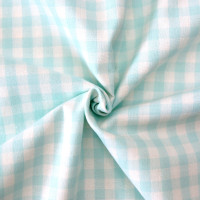 100% Baumwollstoff Meterware Webware Vichy Karo groß 1cm Mint, ab 0,5 Meter 100% Baumwollstoff Meterware Webware Vichy Karo groß 1cm Mint, ab 0,5 Meter