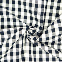 100% Baumwollstoff Meterware Webware Vichy Karo groß 1cm Dunkelblau, ab 0,5 Meter 100% Baumwollstoff Meterware Webware Vichy Karo groß 1cm Dunkelblau, ab 0,5 Meter