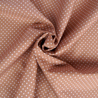 100% Baumwollstoff Meterware Popeline Punkte 2mm Beige, ab 0,5 Meter 100% Baumwollstoff Meterware Popeline Punkte 2mm Beige, ab 0,5 Meter